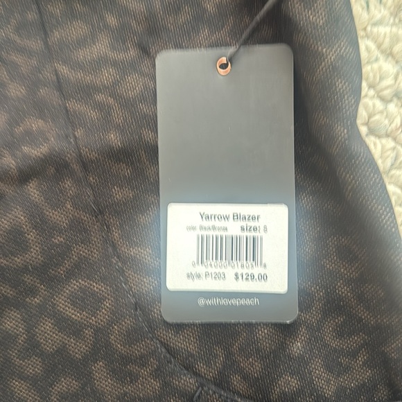 Peach Yarrow Blazer - Picture 2 of 3